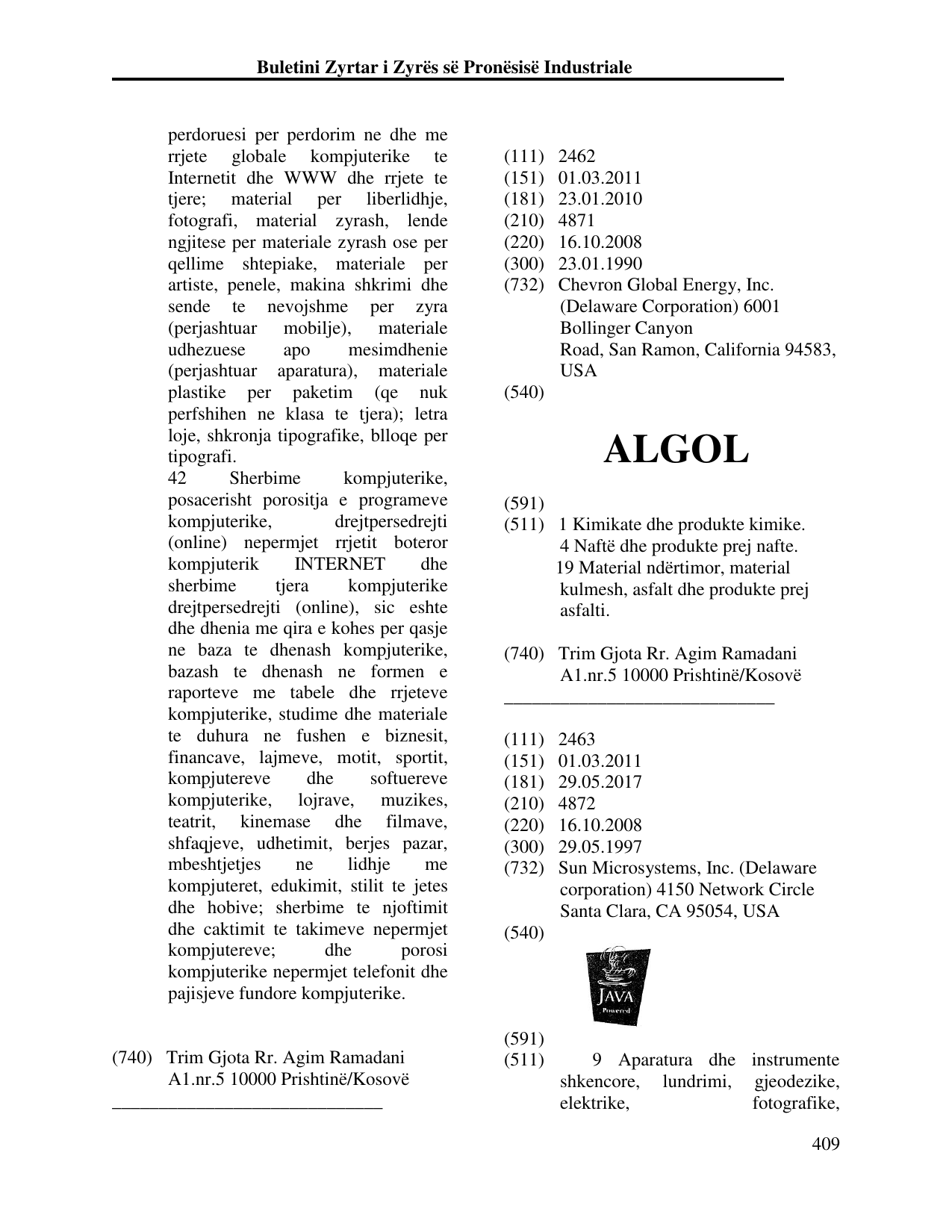 Faqja 418 e buletinit