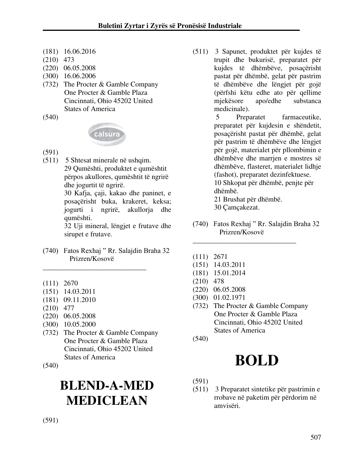 Faqja 516 e buletinit