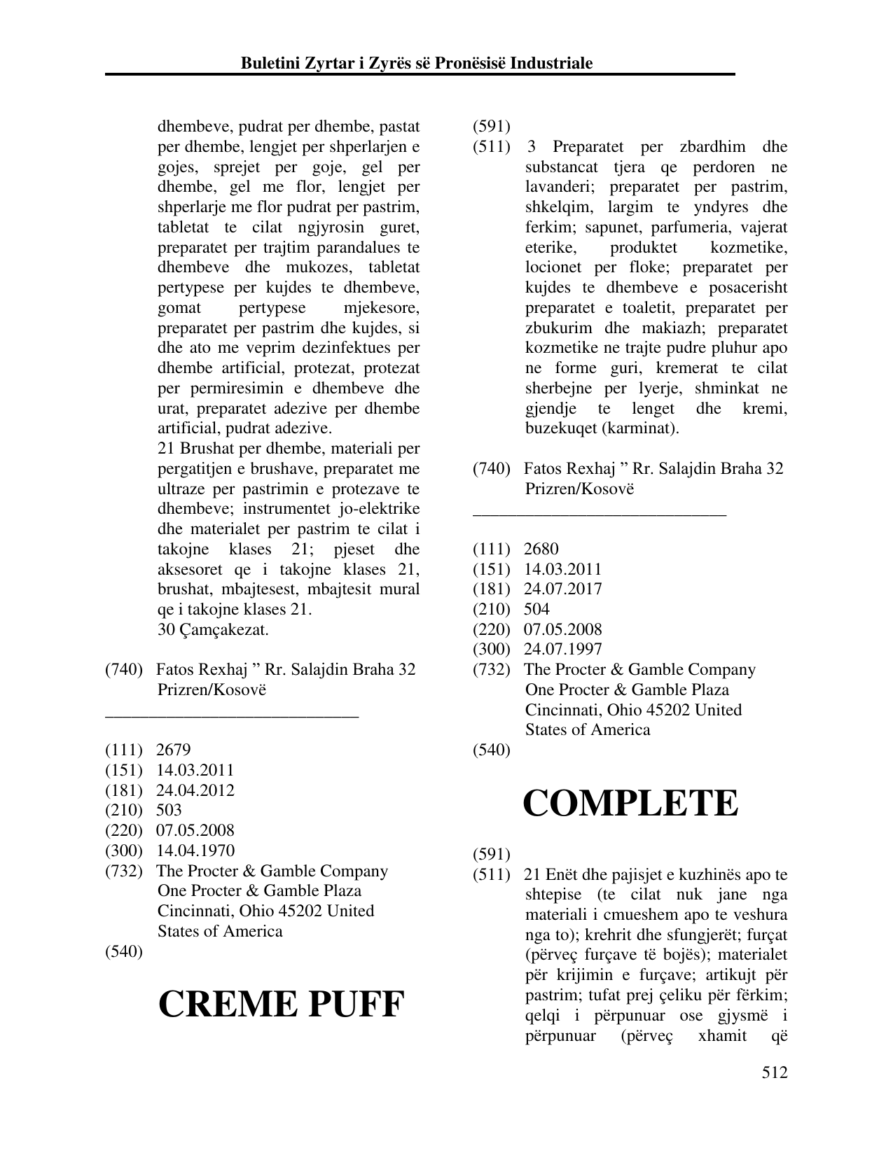 Faqja 521 e buletinit