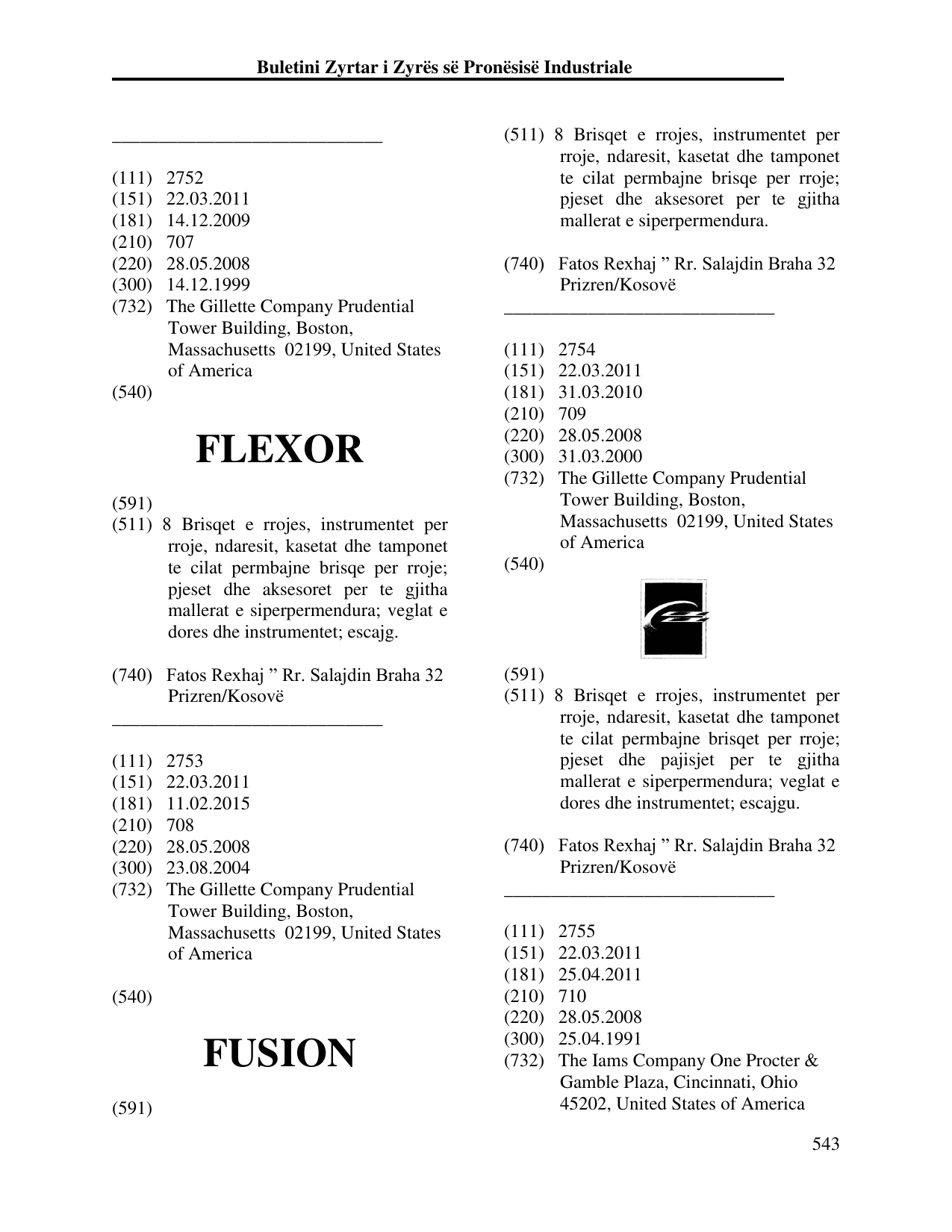 Faqja 552 e buletinit