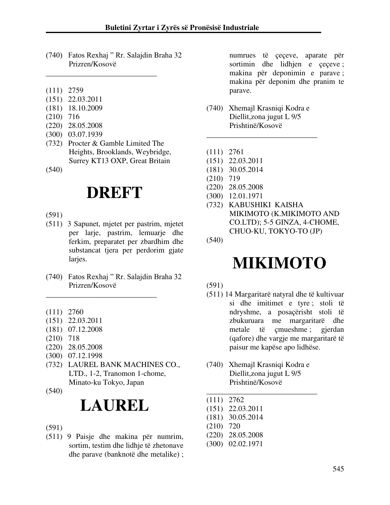 Faqja 554 e buletinit