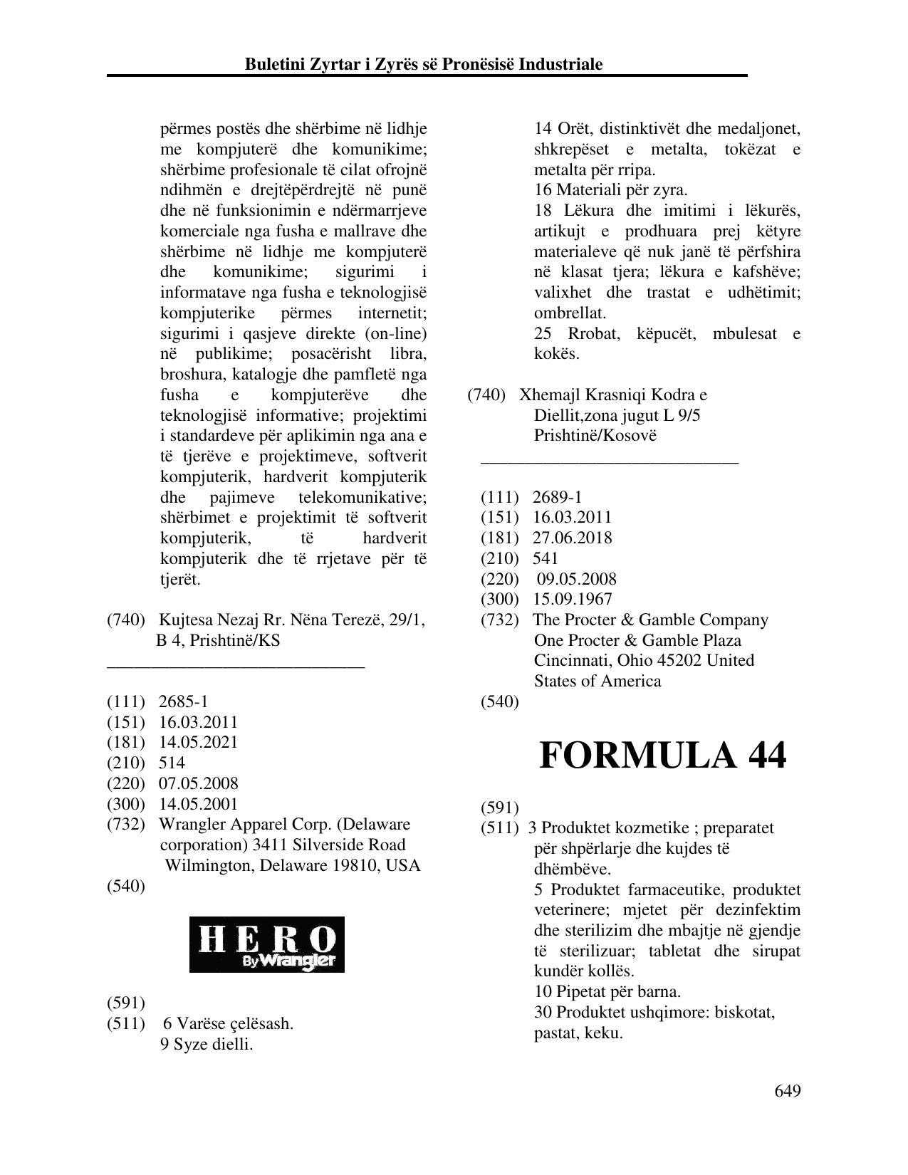 Faqja 658 e buletinit