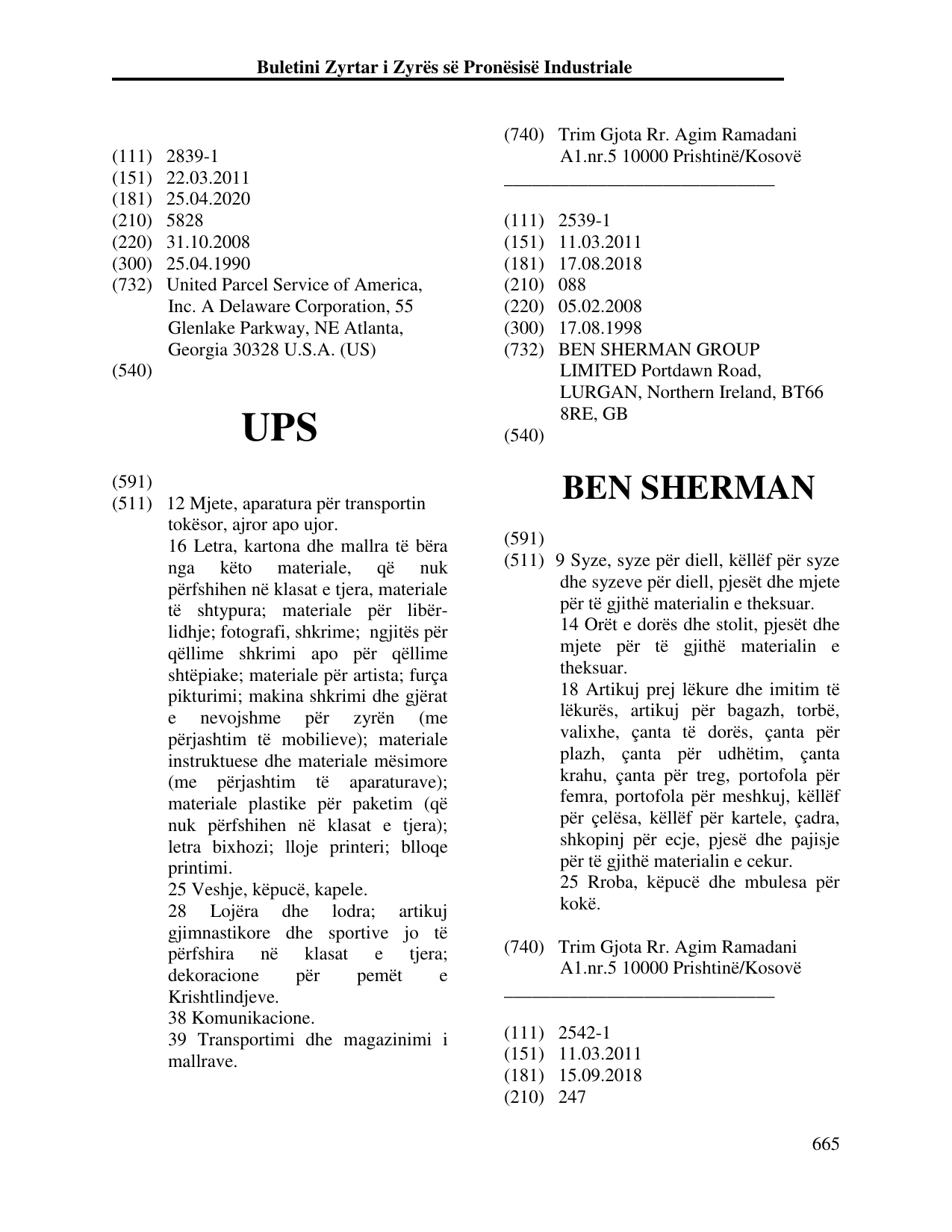 Faqja 674 e buletinit