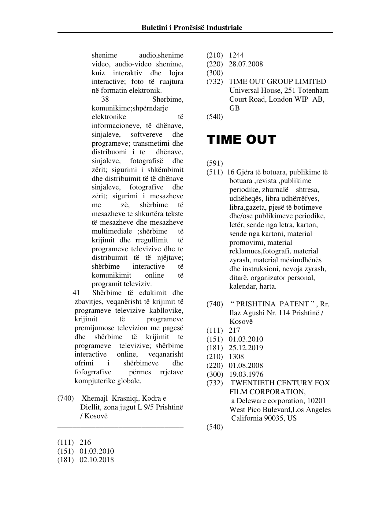 Faqja 126 e buletinit