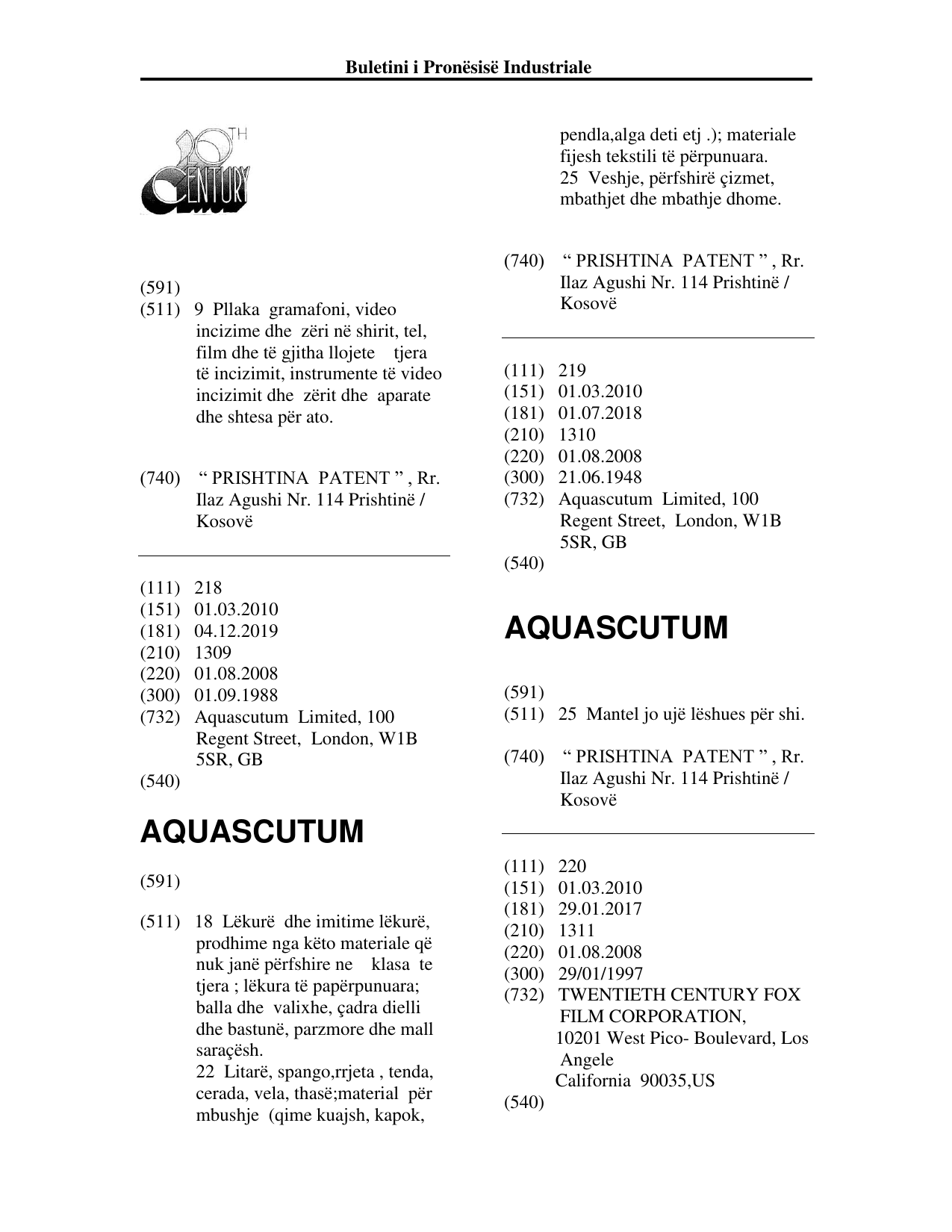 Faqja 127 e buletinit