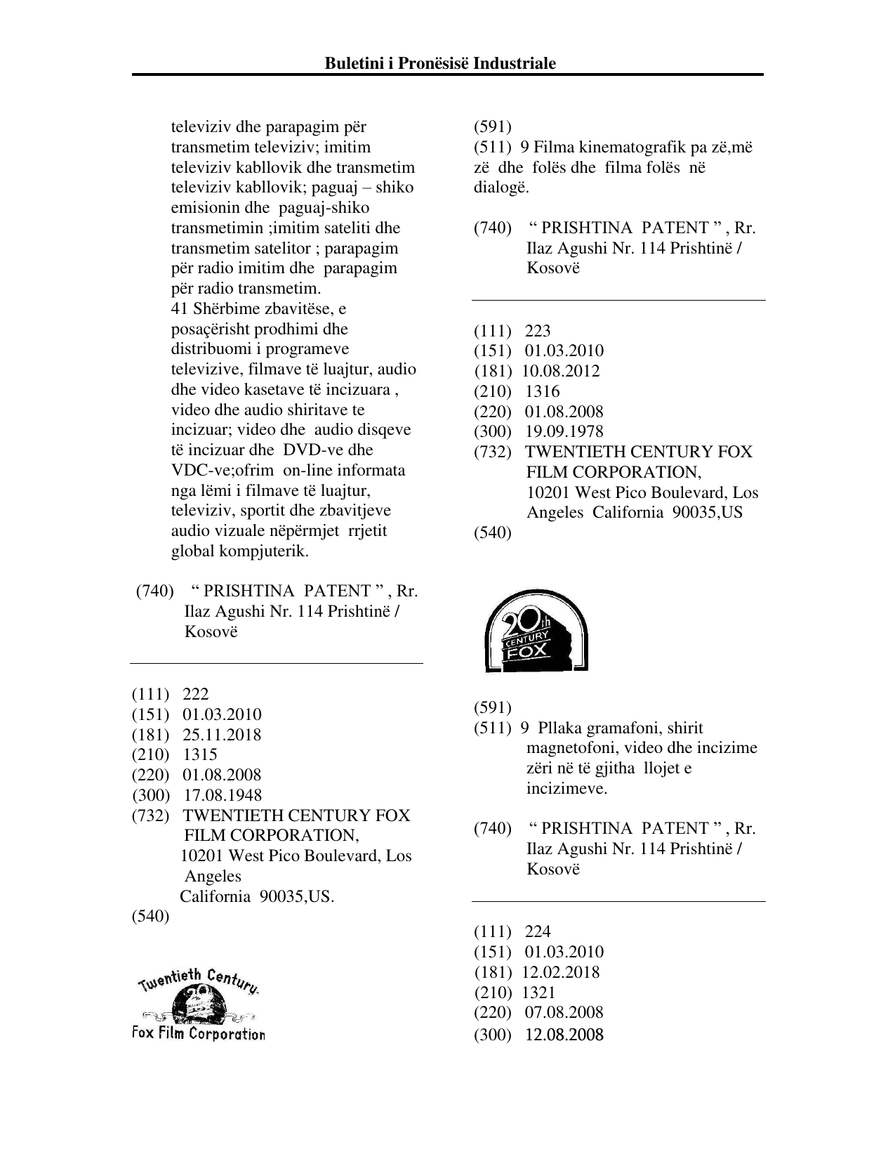 Faqja 129 e buletinit