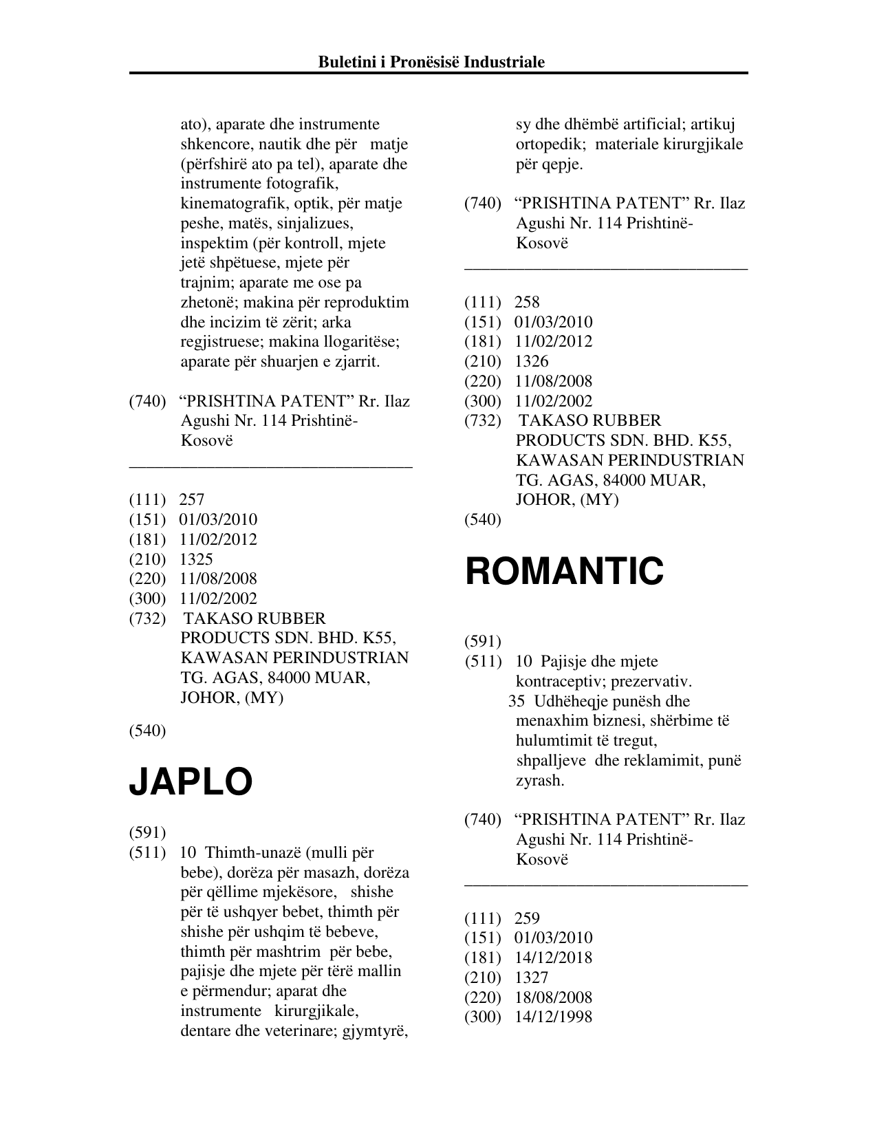 Faqja 144 e buletinit