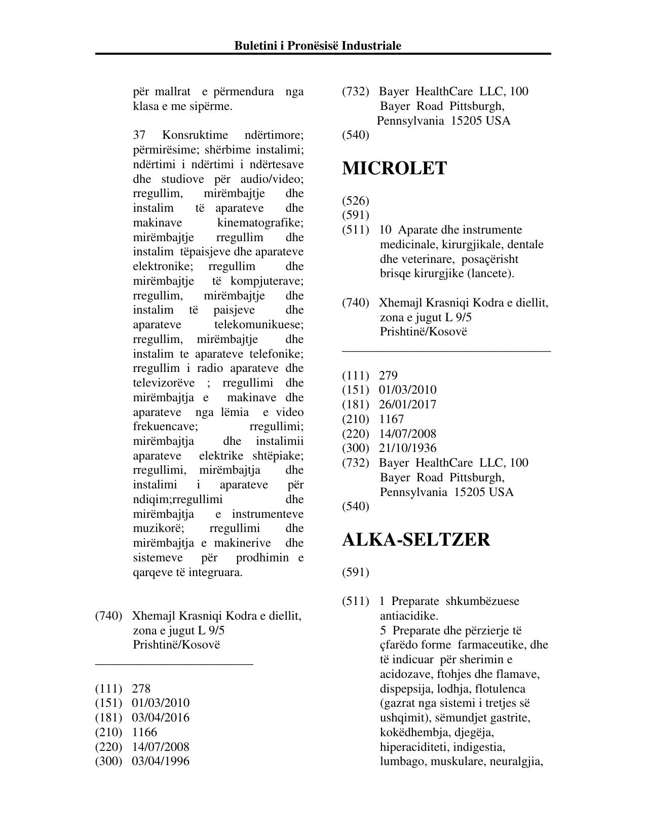 Faqja 155 e buletinit