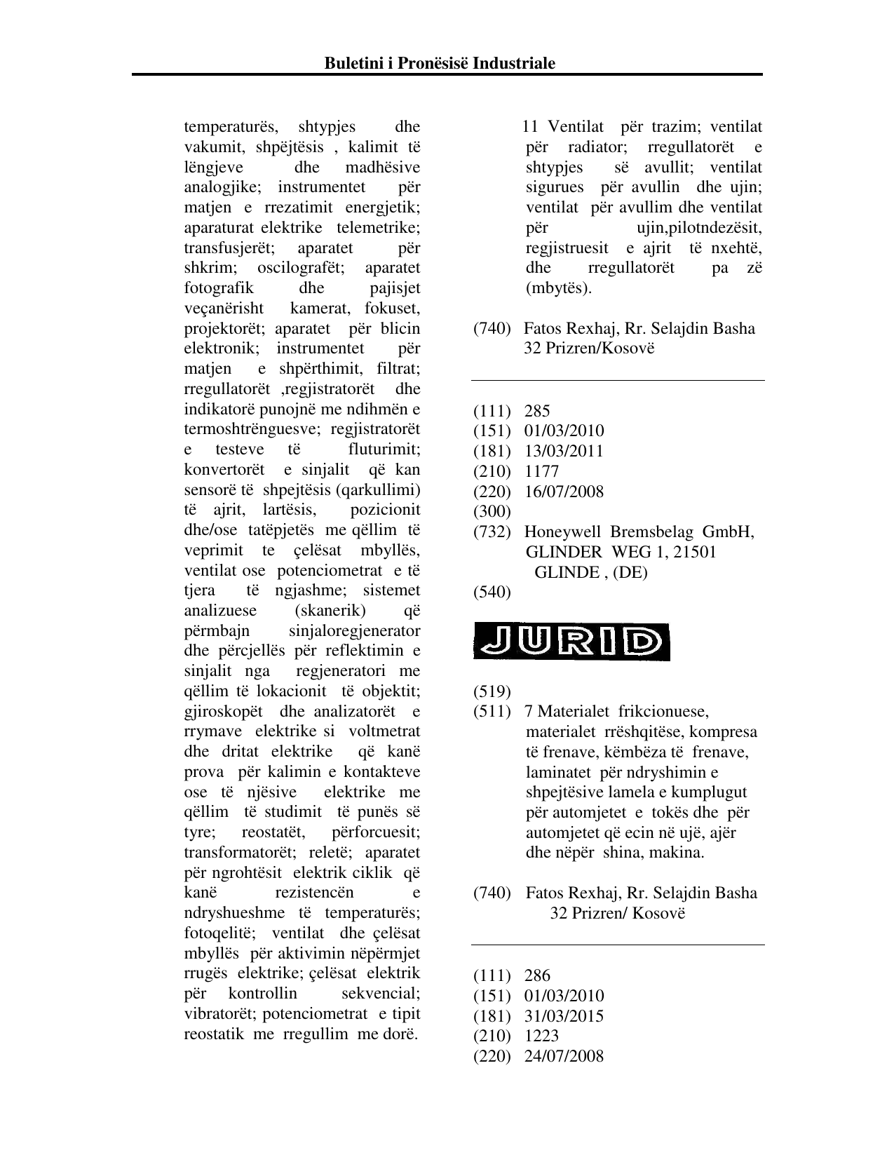Faqja 158 e buletinit