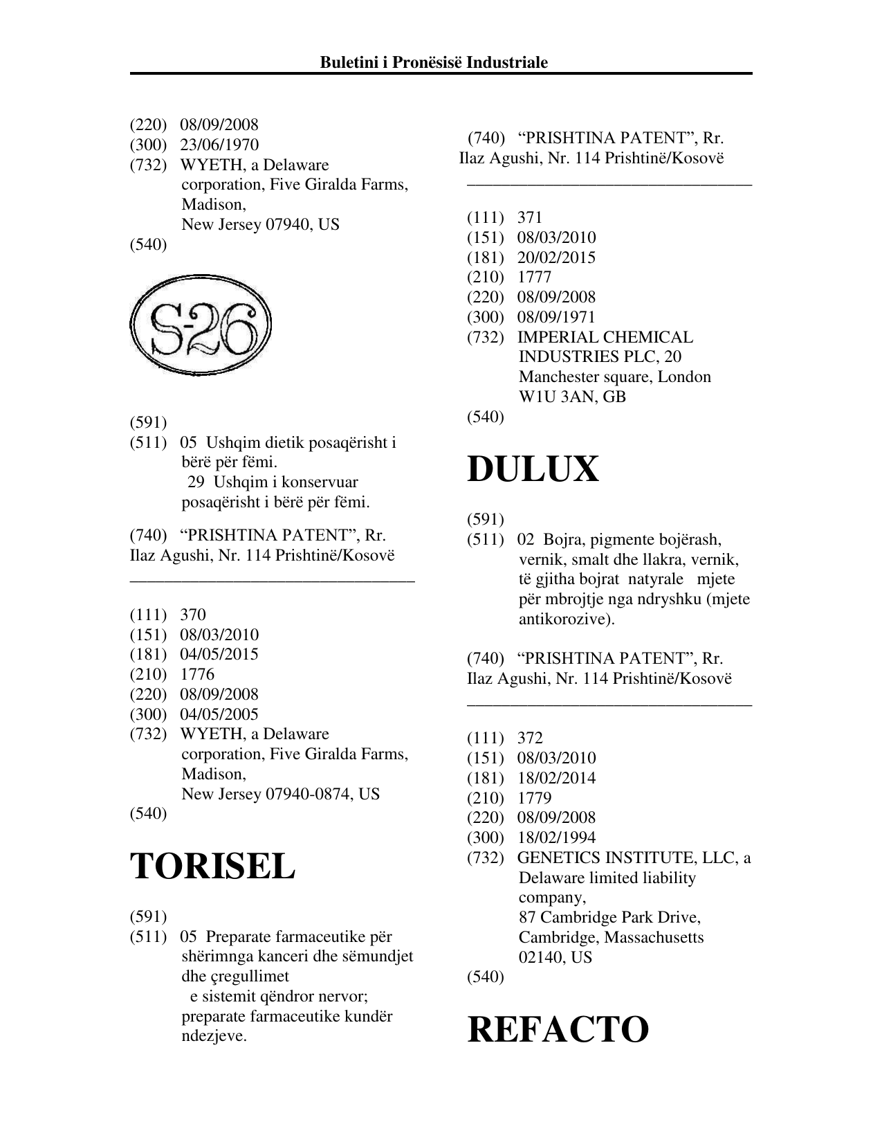 Faqja 192 e buletinit