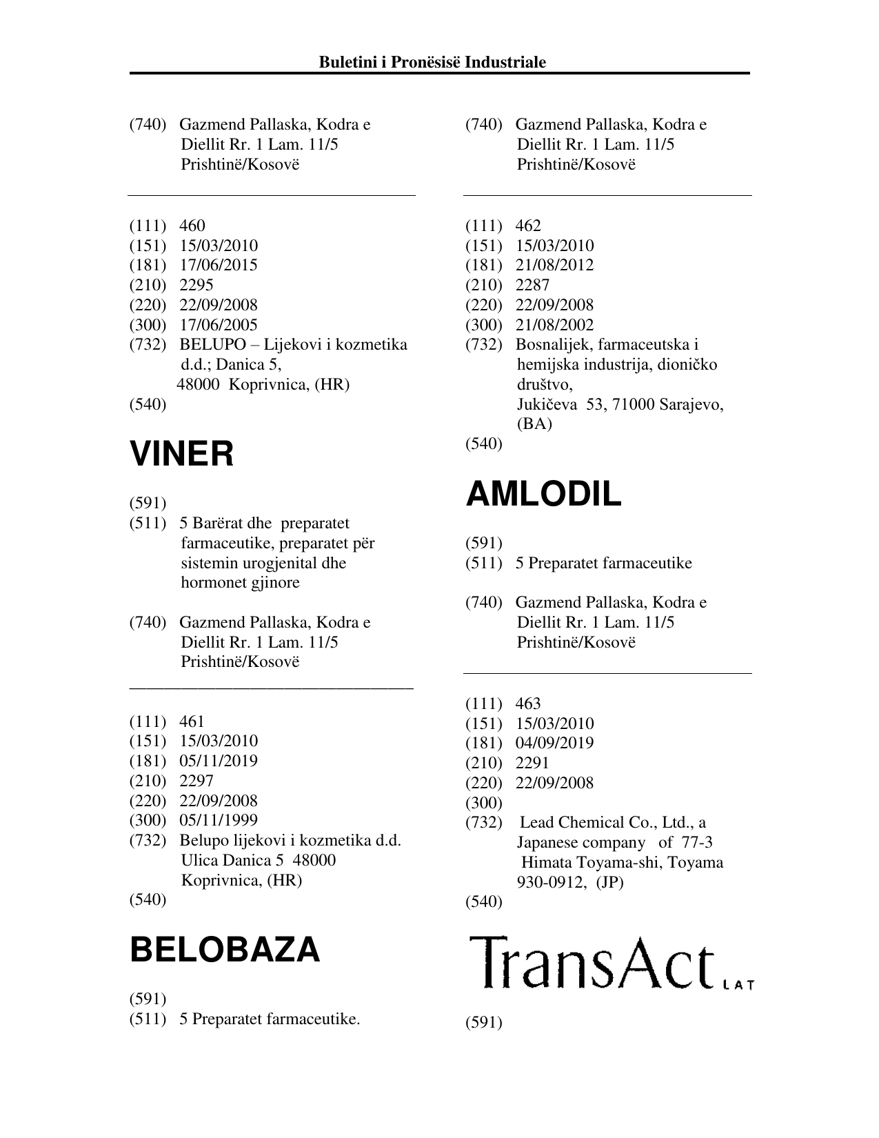 Faqja 222 e buletinit