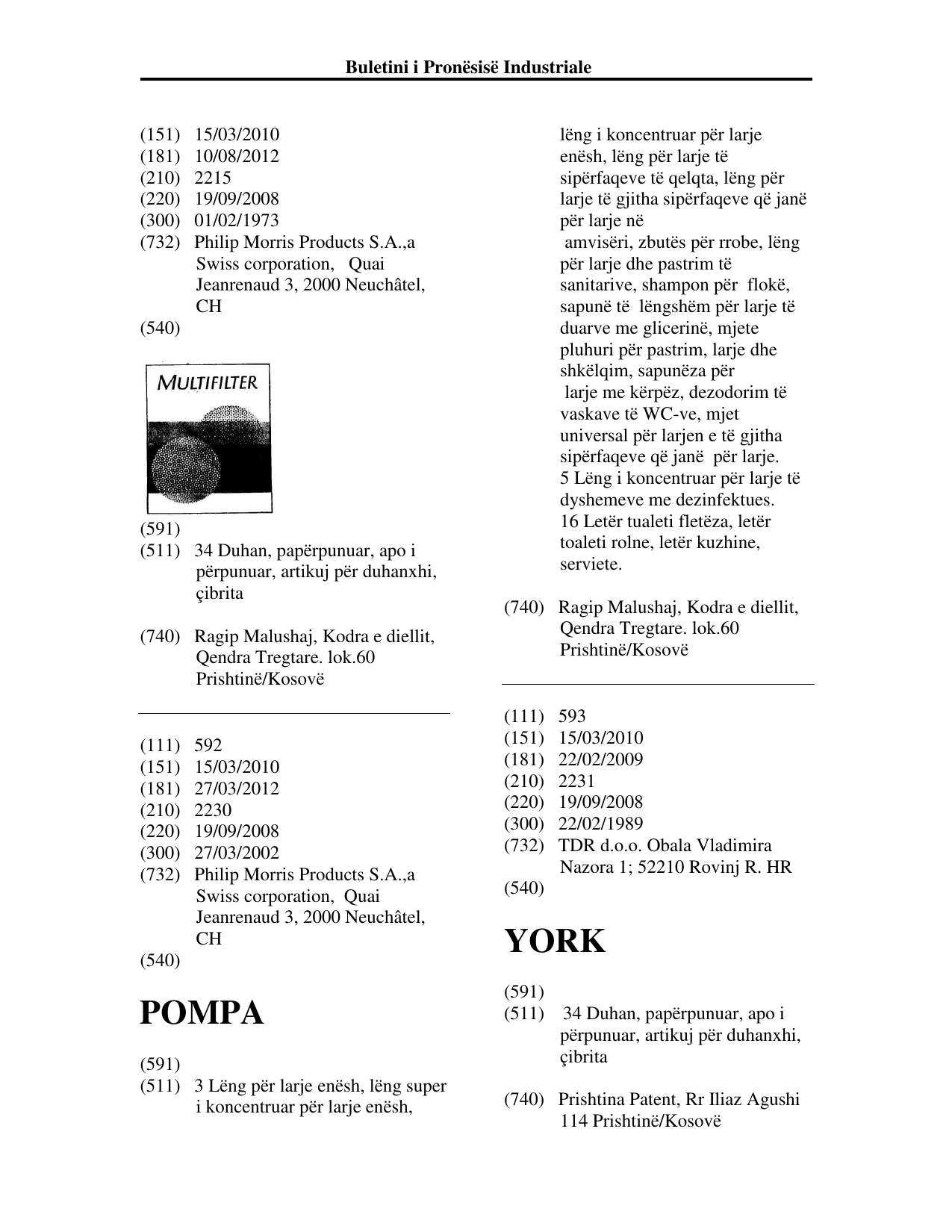Faqja 264 e buletinit