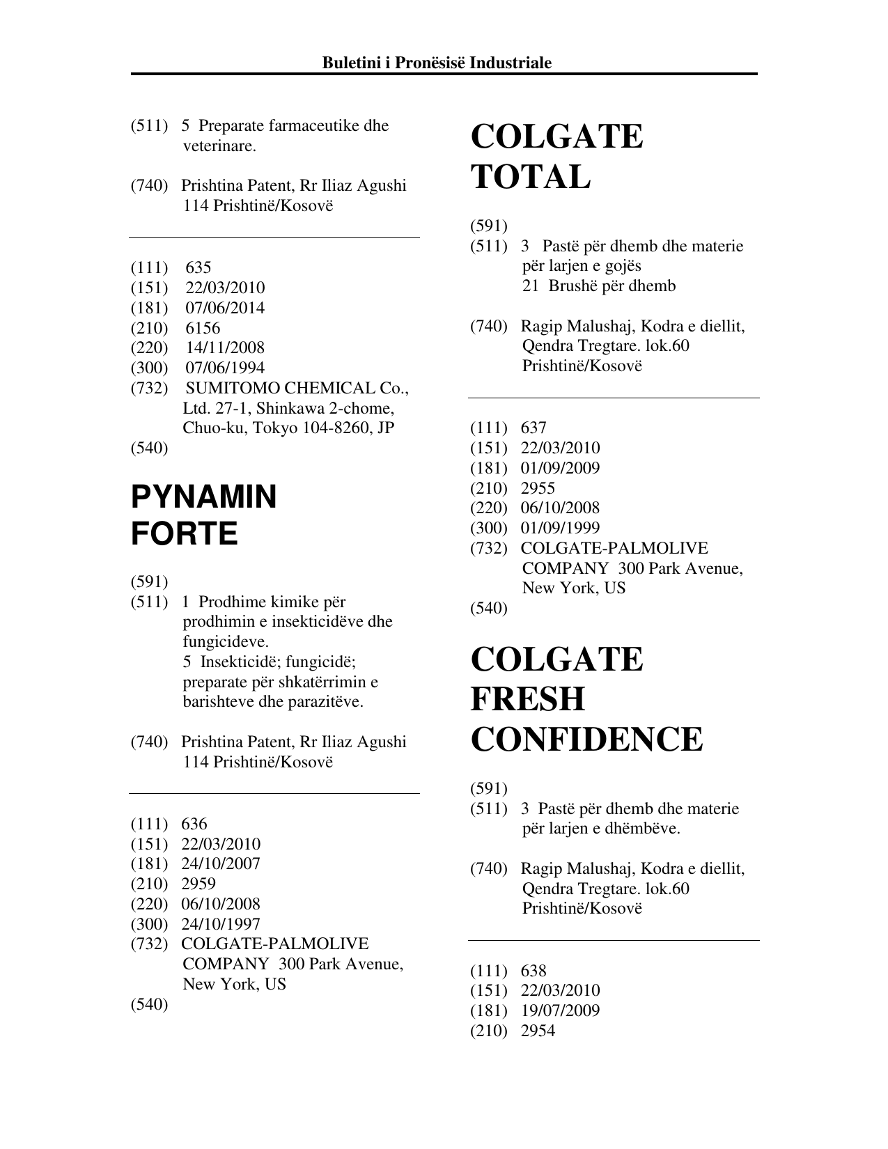 Faqja 278 e buletinit