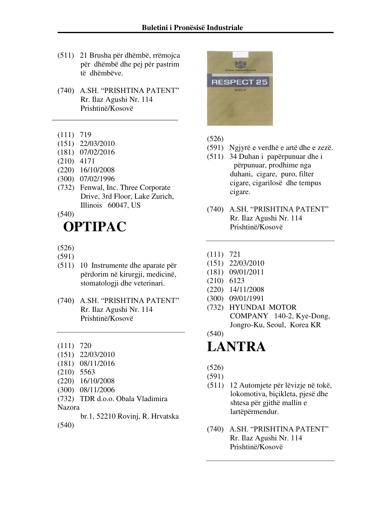 Faqja 302 e buletinit