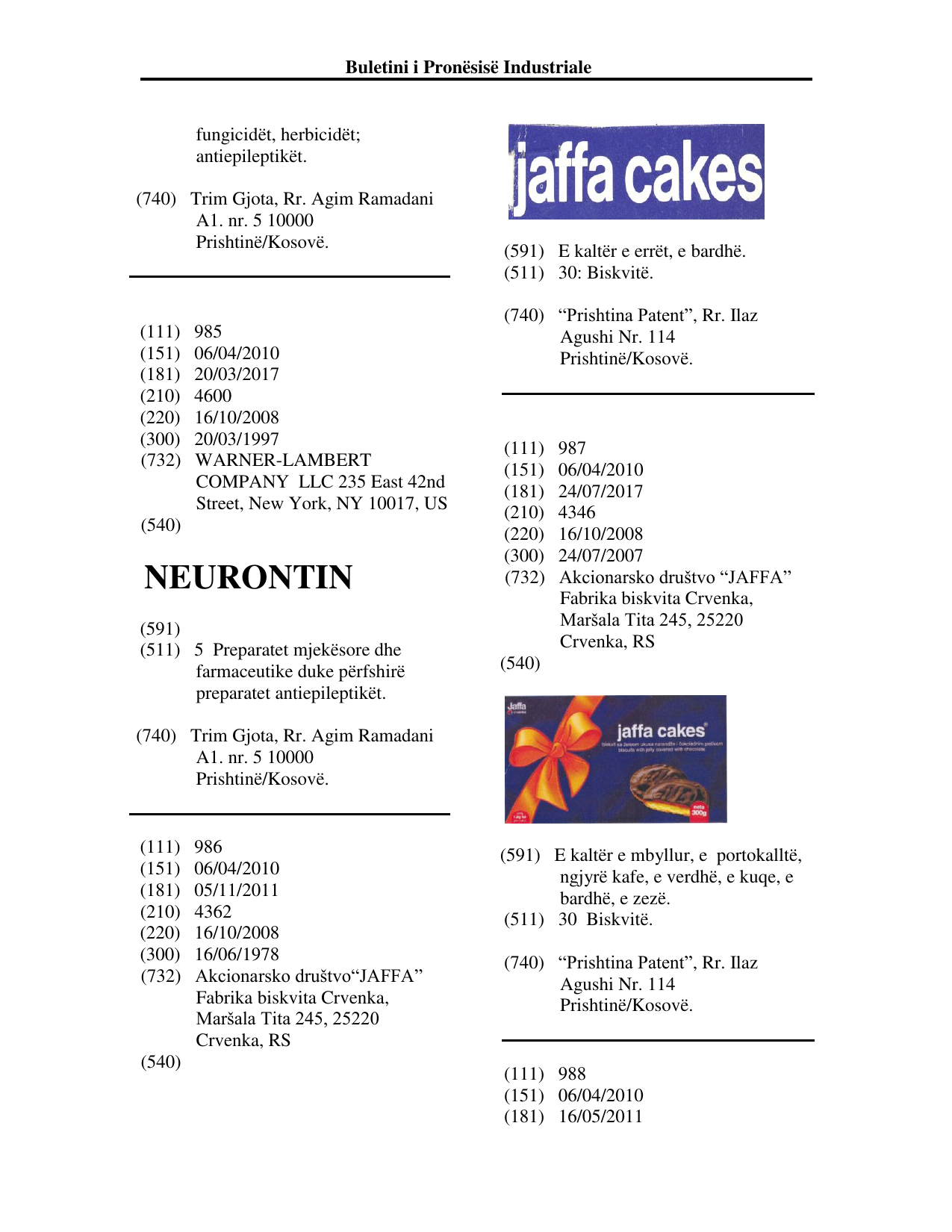 Faqja 401 e buletinit