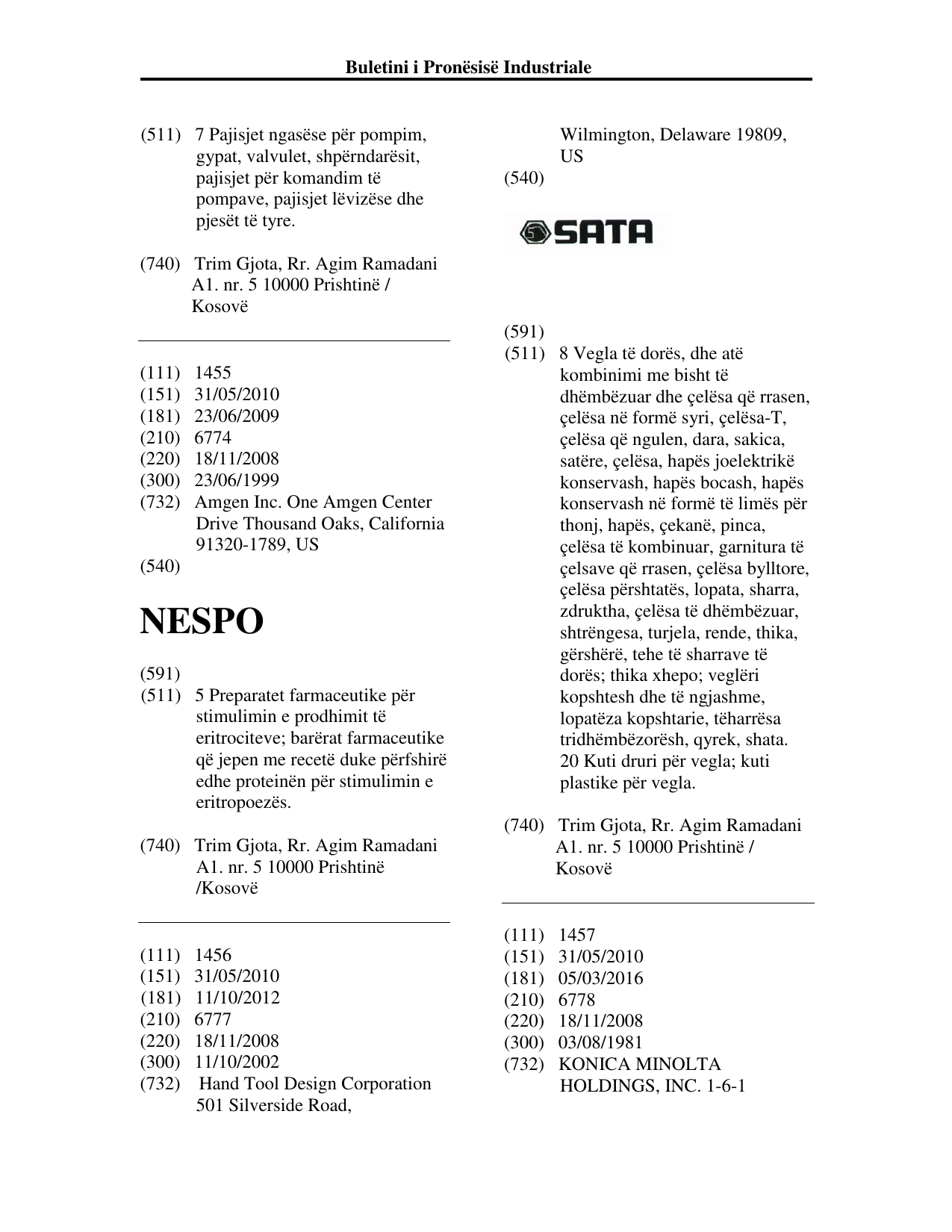 Faqja 562 e buletinit
