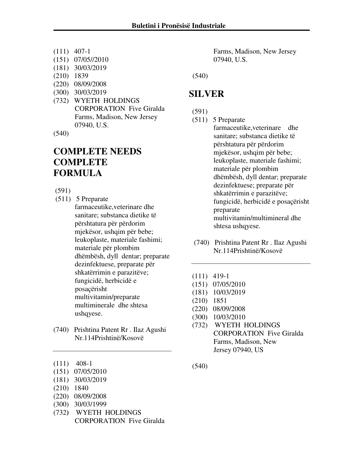 Faqja 610 e buletinit