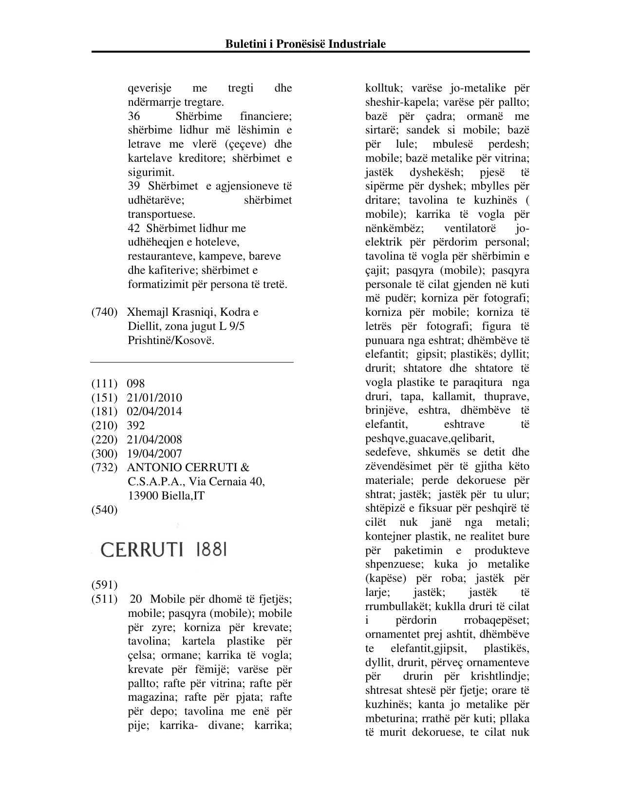 Faqja 79 e buletinit