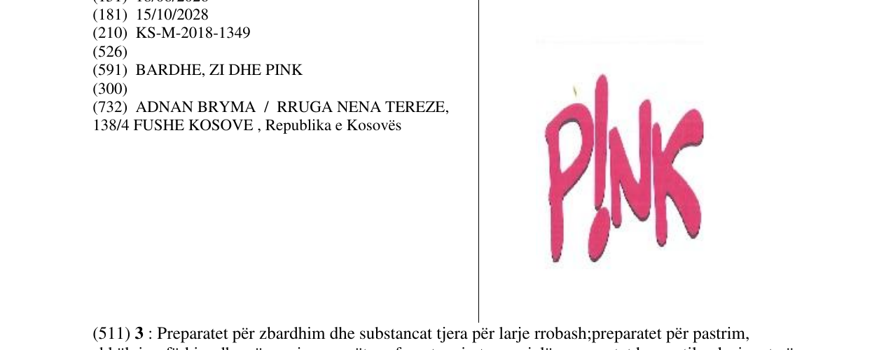 Zëri i markës Markë figurative në buletin