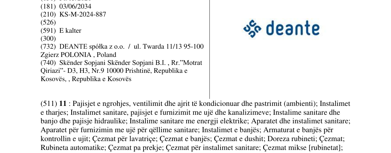 Zëri i markës deante në buletin