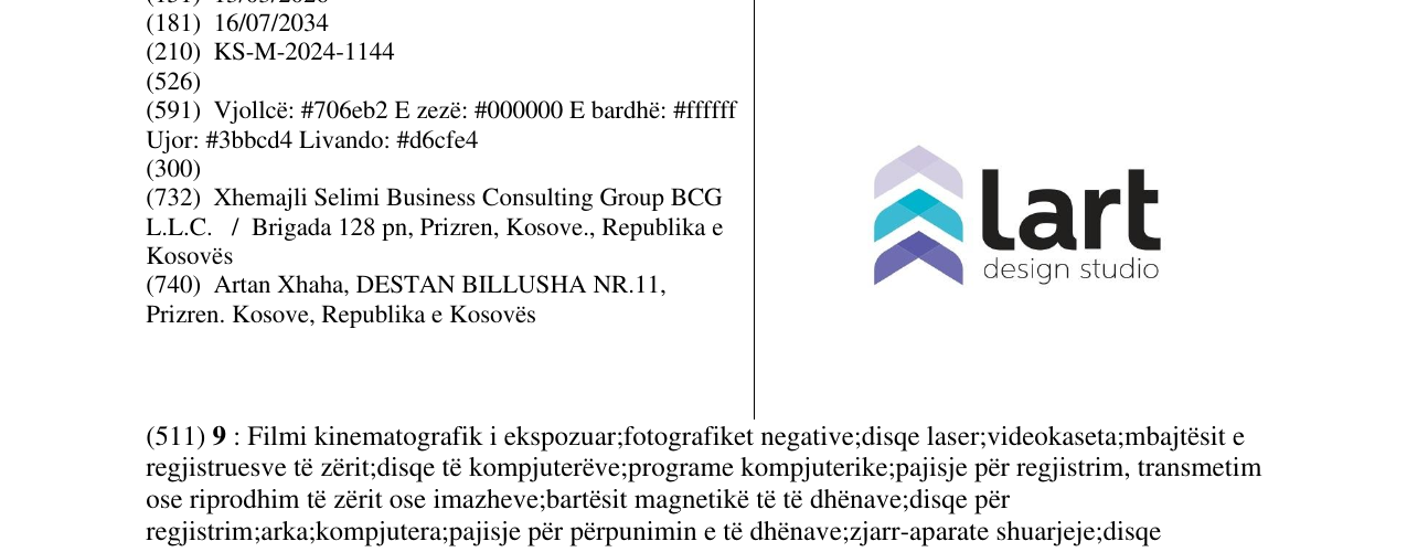 Zëri i markës LART në buletin