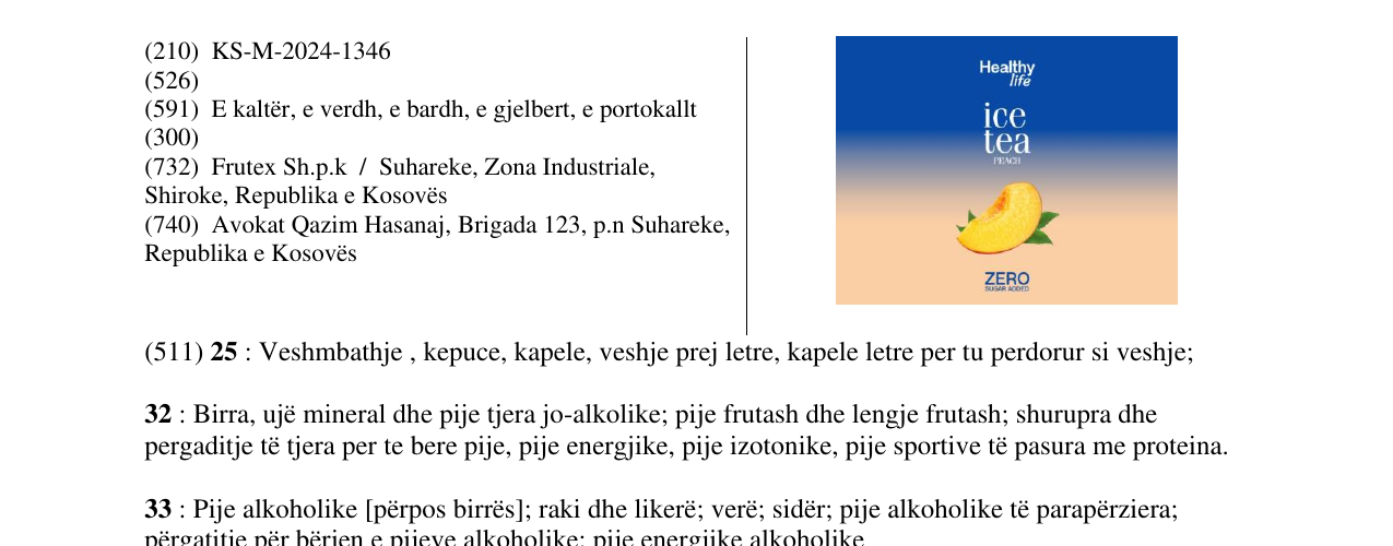 Zëri i markës Healthy life në buletin