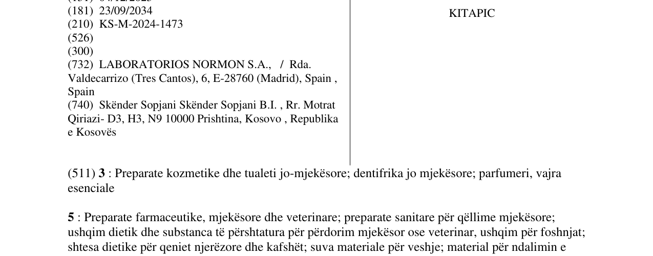 Zëri i markës KITAPIC në buletin
