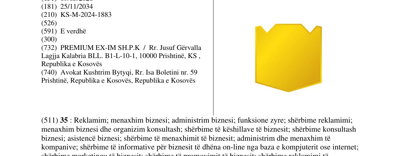 Zëri i markës P në buletin