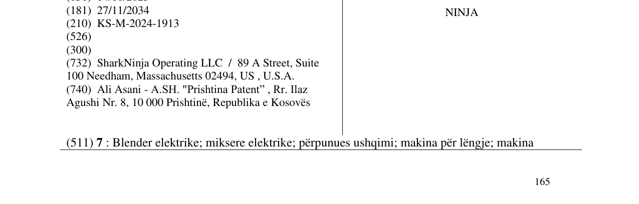 Zëri i markës NINJA në buletin
