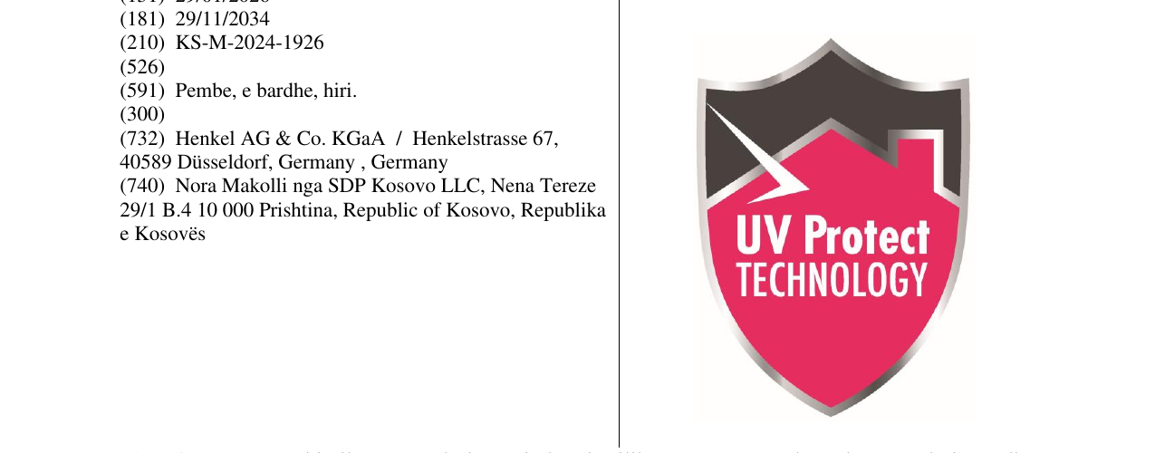 Zëri i markës UV PROTECT TECHNOLOGY në buletin