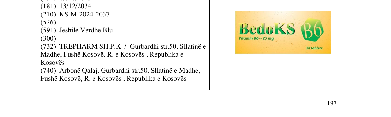 Zëri i markës BedoKS në buletin
