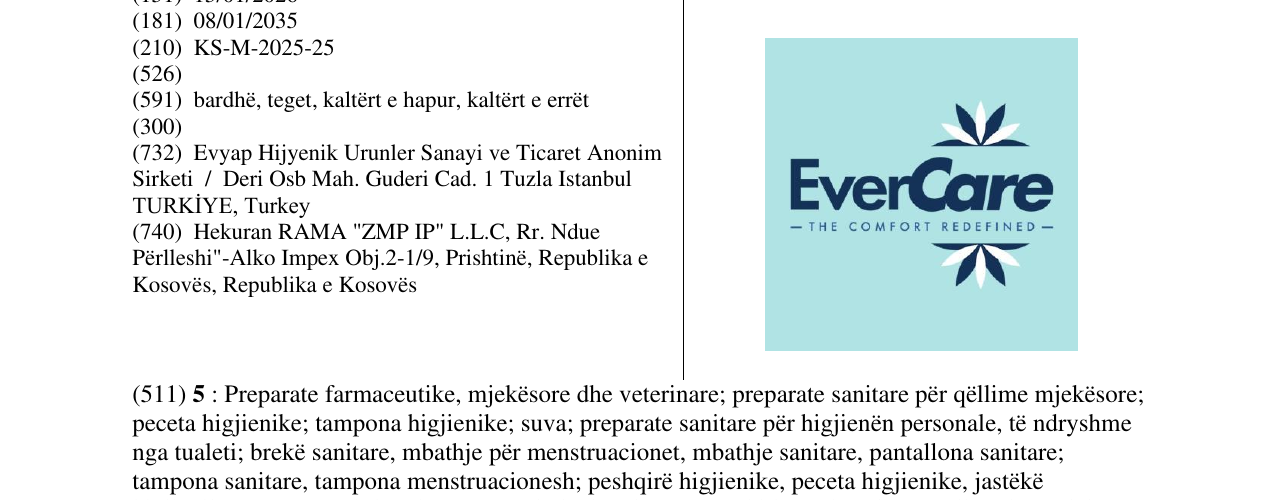 Zëri i markës EverCare në buletin