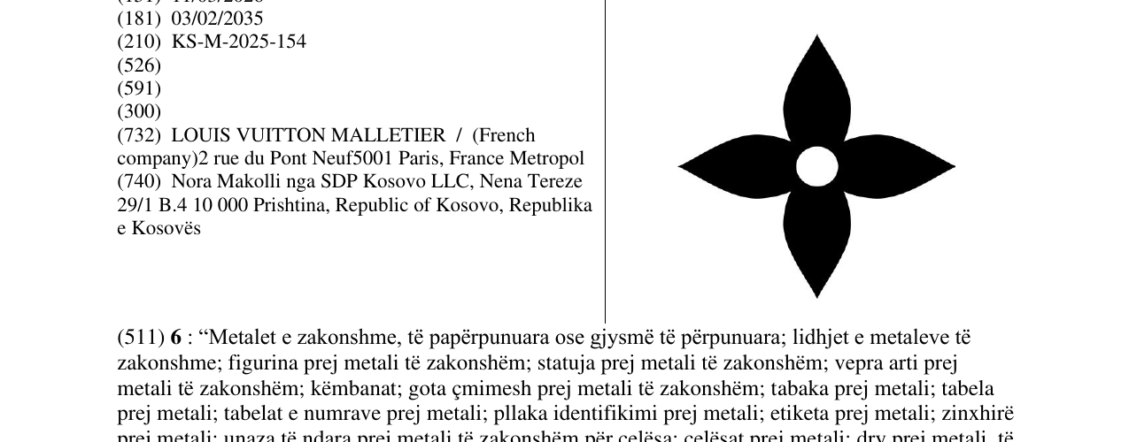 Zëri i markës Fleur në buletin