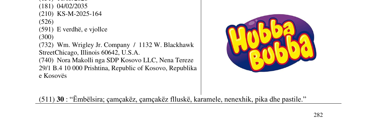 Zëri i markës Huba Buba në buletin