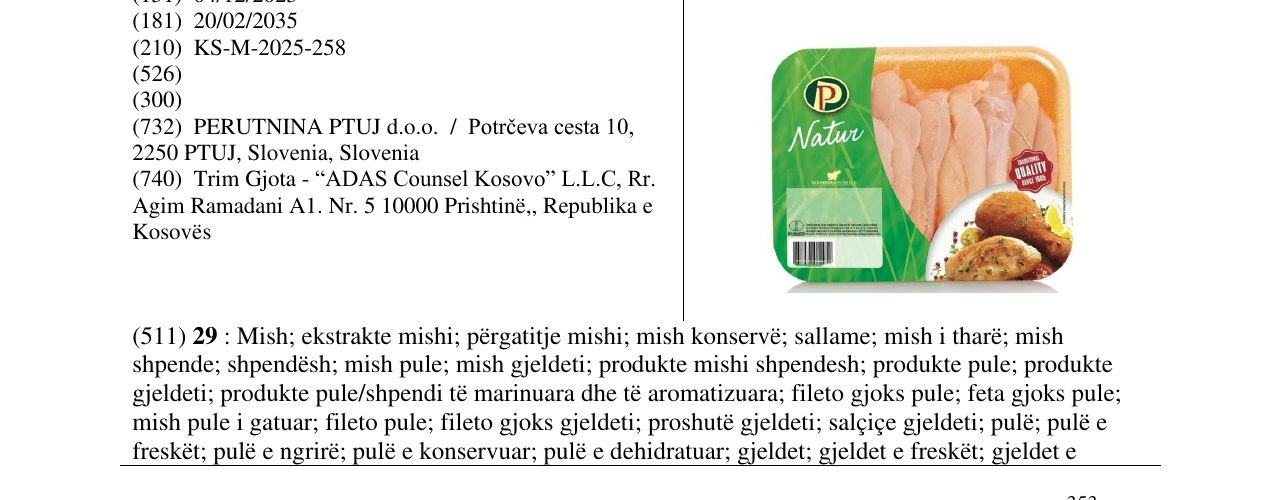 Zëri i markës Natur në buletin