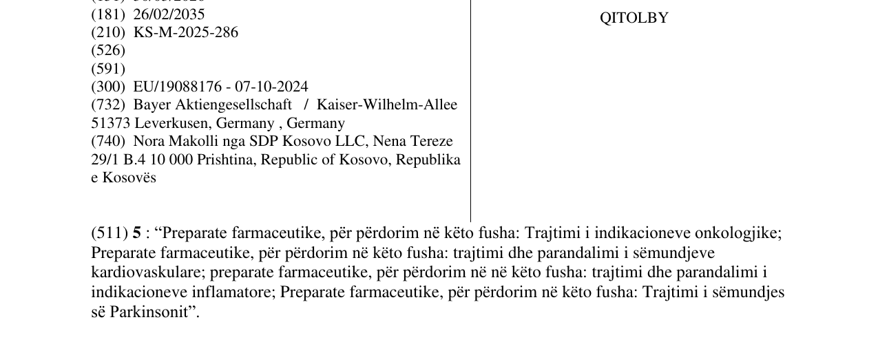 Zëri i markës QITOLBY në buletin