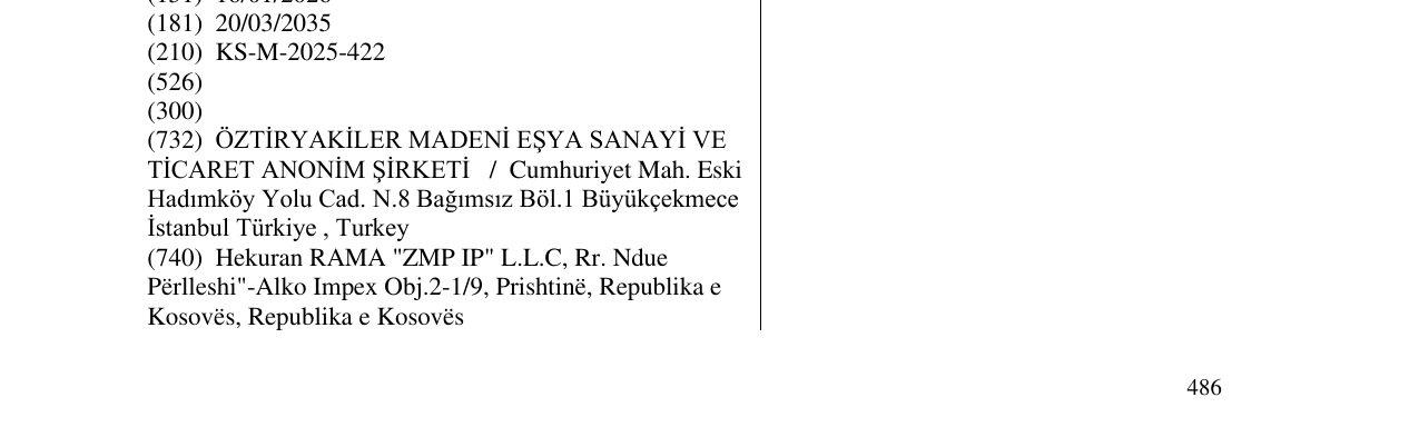 Zëri i markës oztiryakiler në buletin