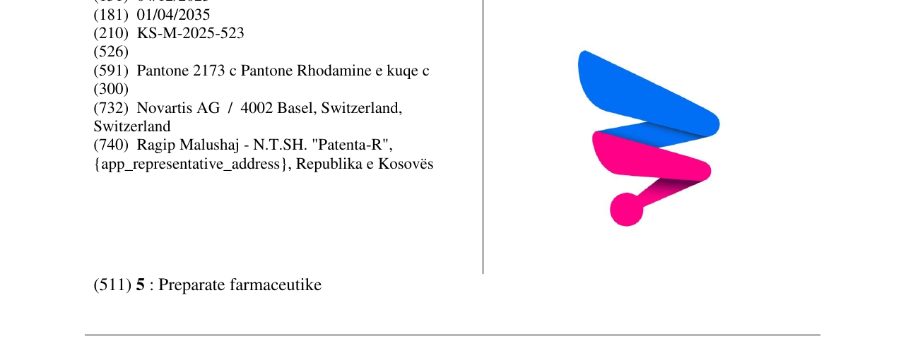 Zëri i markës TMPLOU në buletin