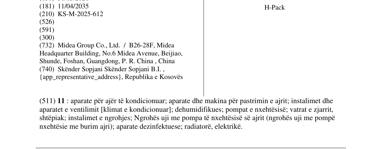 Zëri i markës H-Pack në buletin