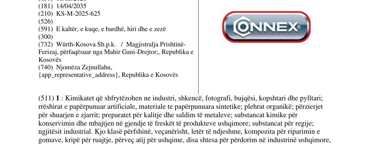 Zëri i markës ONNEX në buletin
