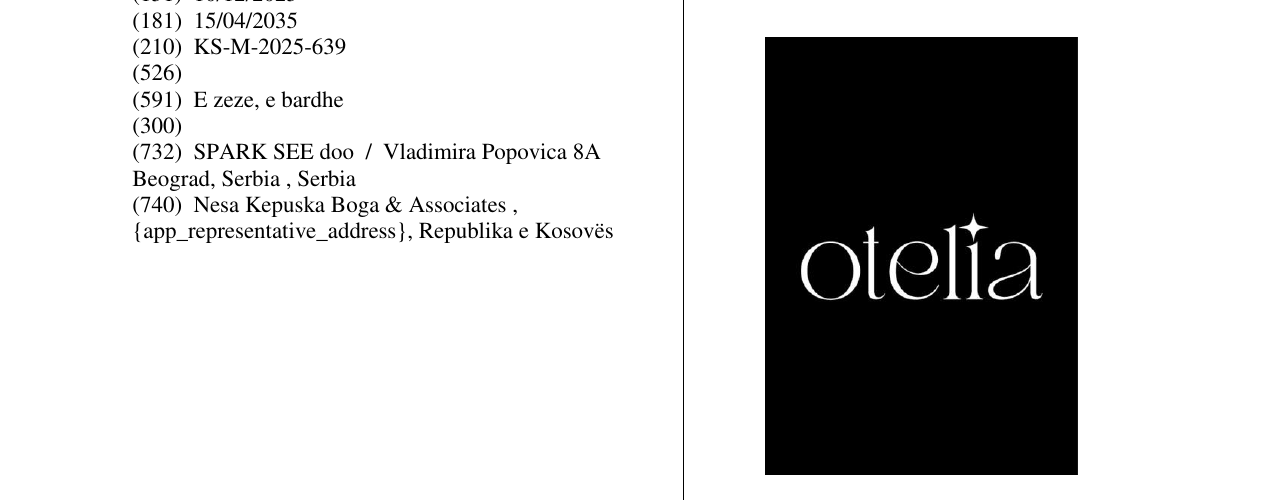 Zëri i markës Otelia në buletin