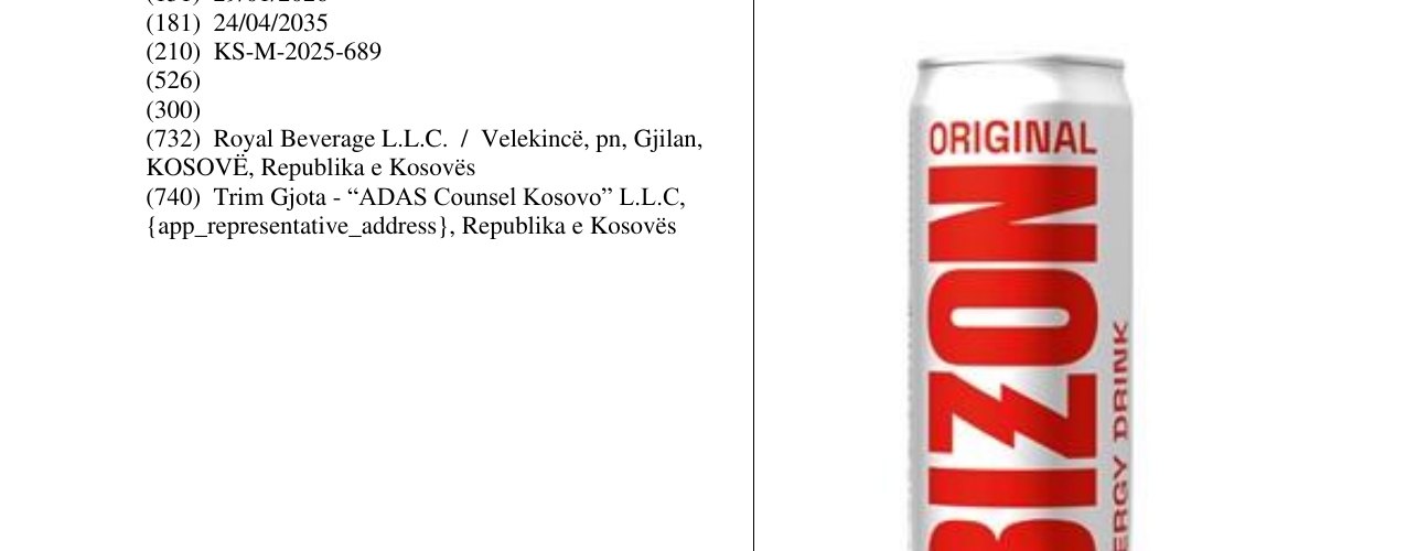 Zëri i markës BIZON në buletin