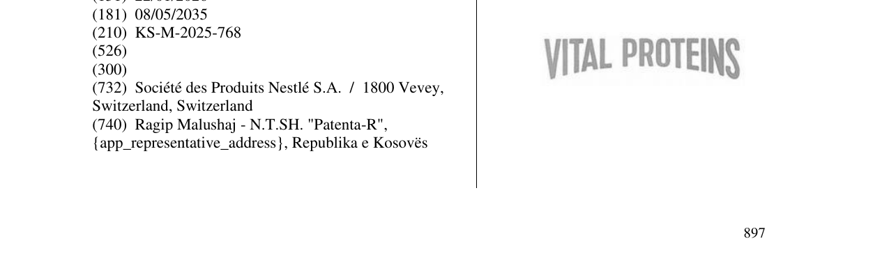 Zëri i markës VITAL PROTEINS në buletin