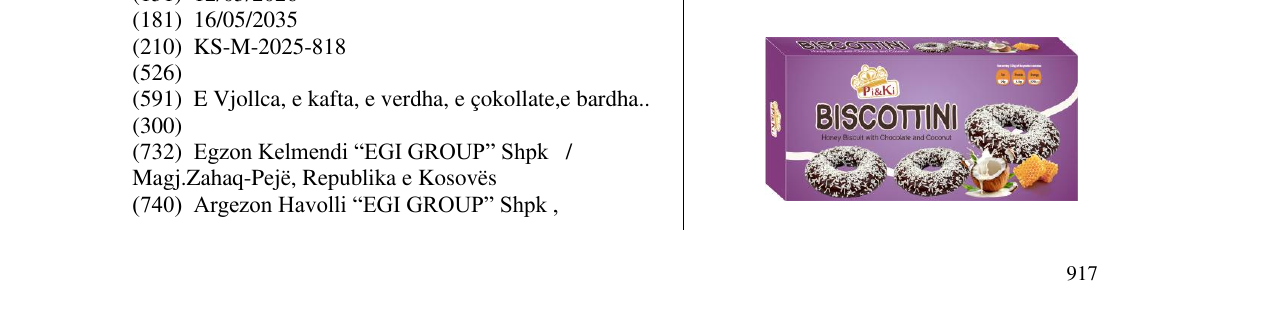 Zëri i markës Markë figurative në buletin