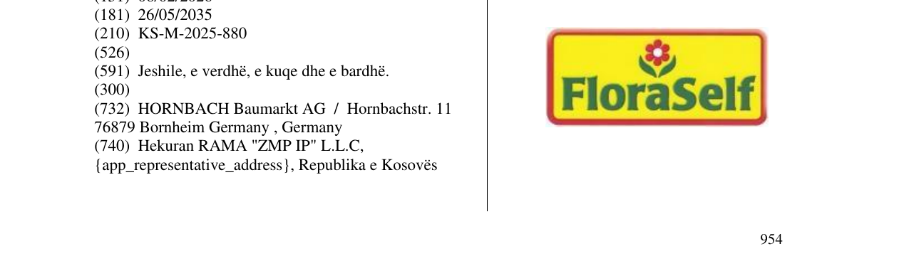 Zëri i markës FloraSelf në buletin