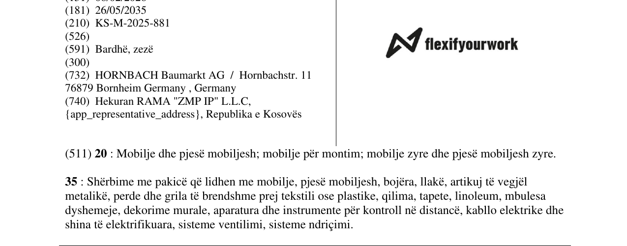 Zëri i markës flexifyourwork në buletin