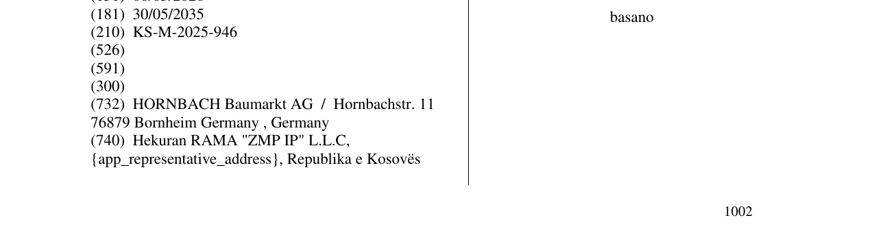 Zëri i markës basano në buletin