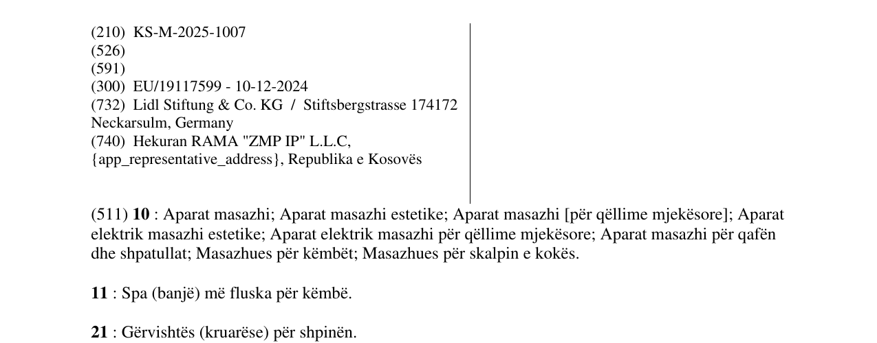 Zëri i markës SENSIPLAST në buletin