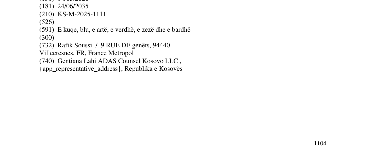 Zëri i markës ASSED në buletin