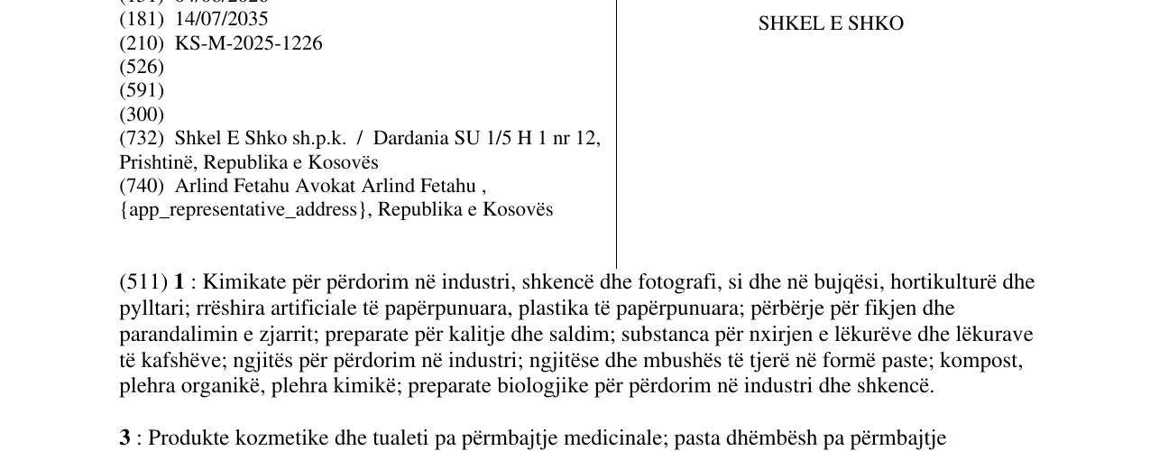 Zëri i markës SHKEL E SHKO në buletin